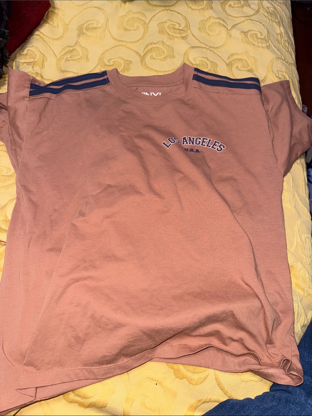 Womens’ Los Angeles' Brown Short Sleeve Top